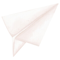 A delicate paper airplane design, symbolizing creativity and freedom, perfect for various artistic and educational projects.