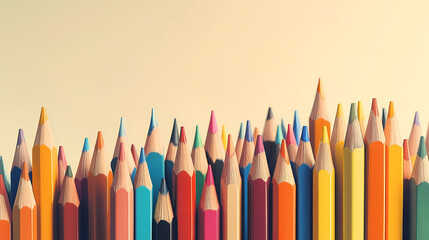 Color pencils background