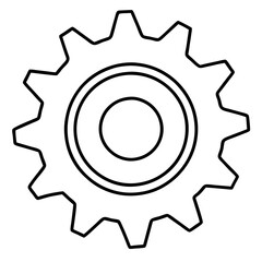 gear cog and oil vector svg outline vector svg