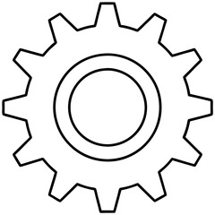 gear cog and oil vector svg outline vector svg