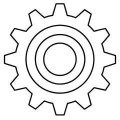 gear cog and oil vector svg outline vector svg