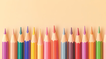 Color pencils background