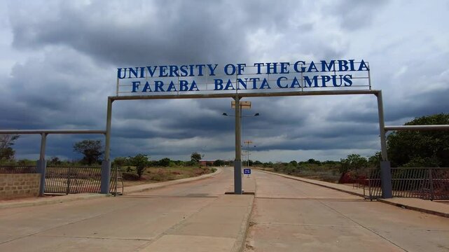 Faraba Banta Campus School of Education External Entrance Portal in Banjul, Gambia University