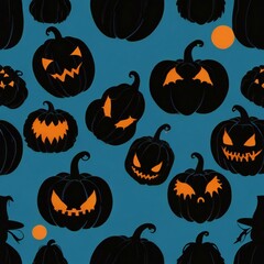 halloween seamless background