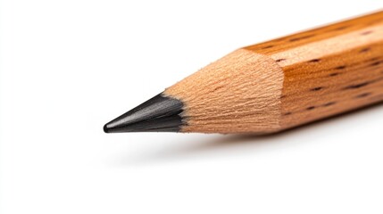 Close-up of a Sharpened Graphite Pencil Tip