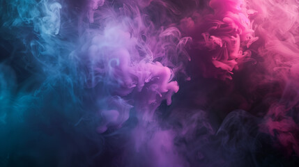 Obraz premium A purple and pink smokey background with a purple and pink smokey foreground