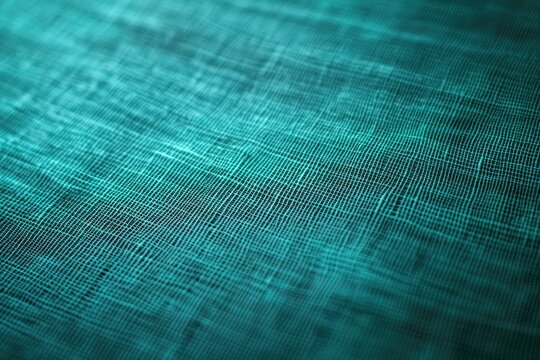 A vintage teal background with a subtle crisscross mesh pattern.