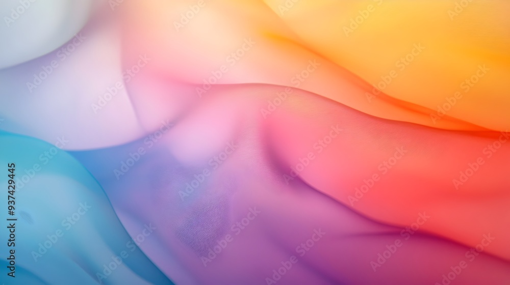 Poster visually striking and captivating colorful gradient background with seamless transitions between vib