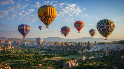 Fototapeta premium Hot air balloons festival