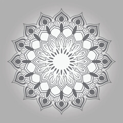 new style line art mandala design