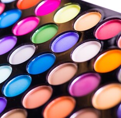 Artist palette isolated on white