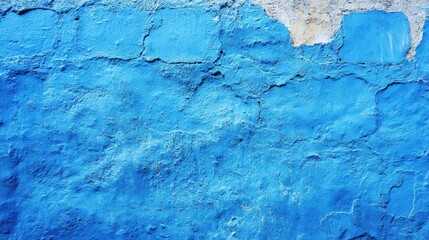 Obraz premium Weathered blue wall texture