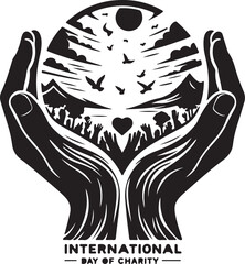 International charity day poster design