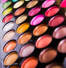 Artist palette isolated on white