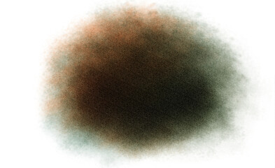 Watercolor paint stain texture overlay, realistic cutout, transparent background