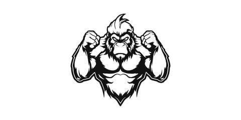 Gorilla black.eps