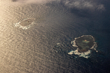Islands in the ocean