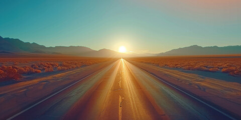 an amazing roadway stretching far into the distance, extremelly beautiful, stunning, gorgeous saylight