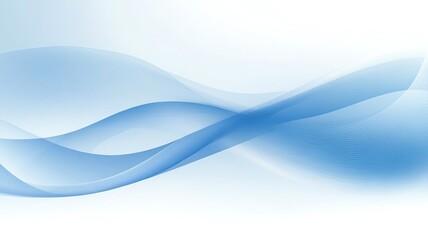 Soft waves of blue flow gracefully across a light background, creating a tranquil and serene atmosphere for design.