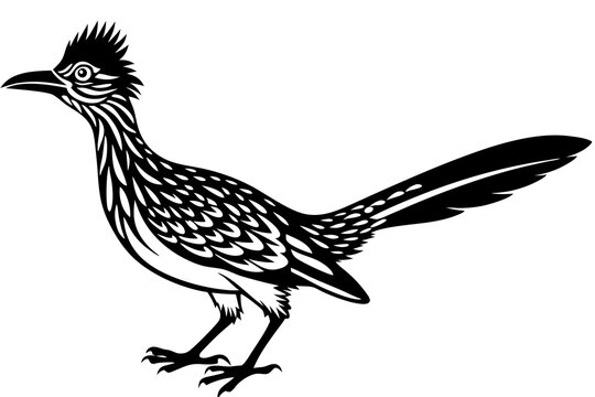 recommend clip art: Road Runner Bird Silhouette Vector Illustration