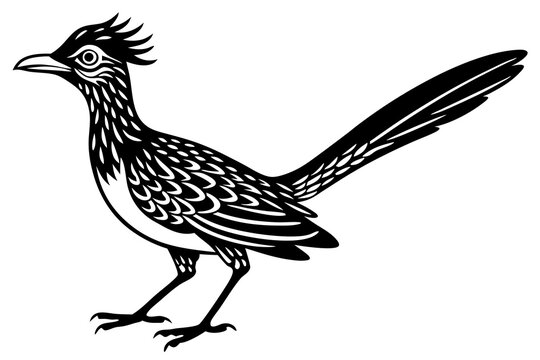 recommend clip art: Road Runner Bird Silhouette Vector Illustration