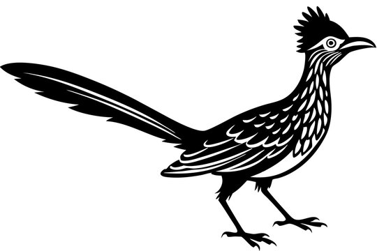 recommend clip art: Road Runner Bird Silhouette Vector Illustration