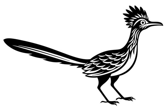 recommend clip art: Road Runner Bird Silhouette Vector Illustration