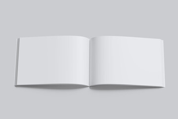 A4 Magazine Landscape Mockup