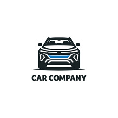 Car logo vector editable illustration 