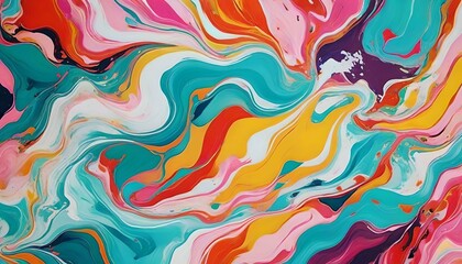 カラフルな大理石パターン 模様 colorful marble pattern back ground image