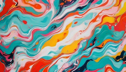 カラフルな大理石パターン 模様 colorful marble pattern back ground image