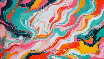 カラフルな大理石パターン 模様 colorful marble pattern back ground image