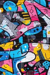 Colorful Graffiti Wall