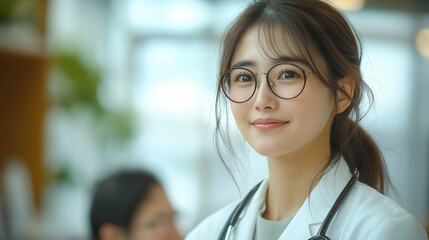 Fototapeta premium 笑顔の女性医師
