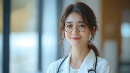 Fototapeta premium 笑顔の女性医師
