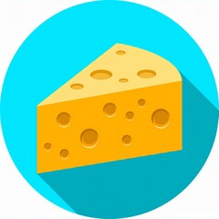 Fototapeta premium Vector Illustration of a cheese 