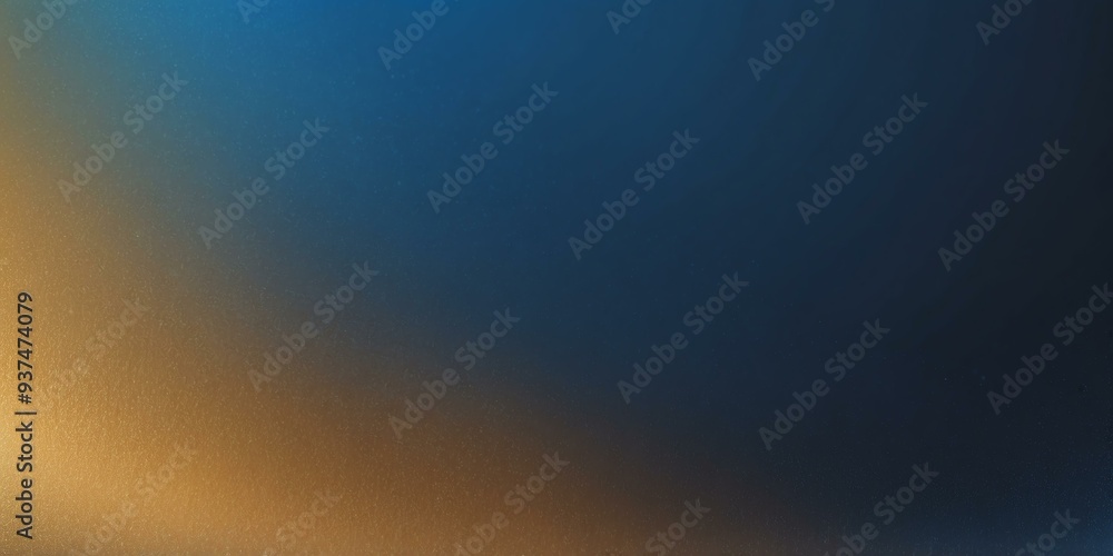 Canvas Prints blue to gold colors grainy gradient smooth transition background