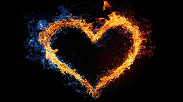 Fiery Heart: A Passion Ignited in the Darkness