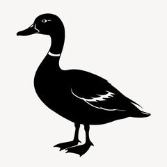 duck animal vector svg