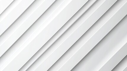 Obraz premium A clean, modern white background featuring diagonal lines, perfect for various design projects or minimalistic themes.