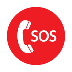 emergency call icon vector design