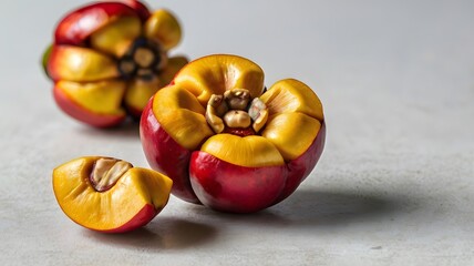 Ackee Fruit Still Life Minimalist Avatar on White Background