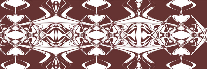  White and Brown Luxury pattern design
