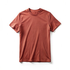 burnt umber t shirt mockup