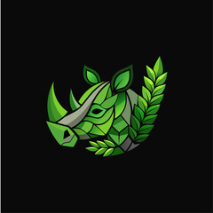 animal, animals, blue, horn, hunting, letter, orange, power, powerpoint, red, rhino, safari, savannah, strength, trophy, wild, green rhino, rhino leaf, rhino leaves, leaves rhino, leaf rhino, rhino 
