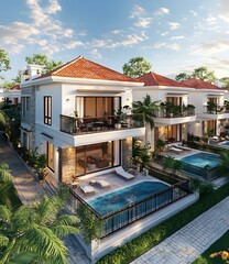 Luxury Villa with Private Pool and Balcony