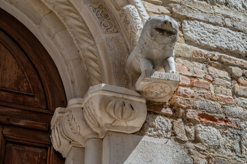 Castelbasso, Teramo. Church of the Holy Apostles Peter and Andrew
