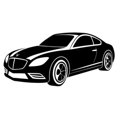 Naklejka premium car isolated on white