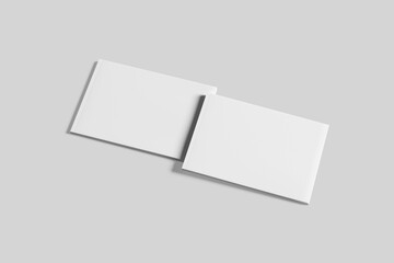 A4 Magazine Landscape Mockup