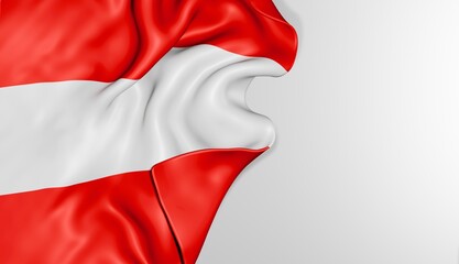 Austria flag background 3d image